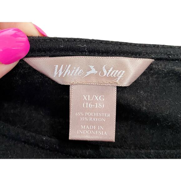 White Stag Black Top Womens Size XL - Picture 2 of 5